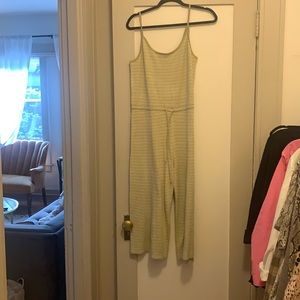 Oak + Fort cropped wide leg jumpsuit